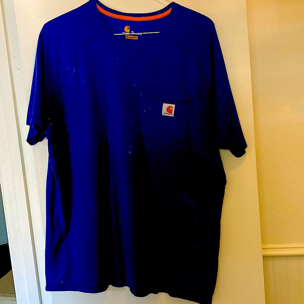CARHARTT MEN’S T SHIRT WITH POCKET ON CHEST!